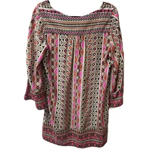 Alice & Trixie Geometric Silk Print Dress‎ Size Medium thumbnail 7