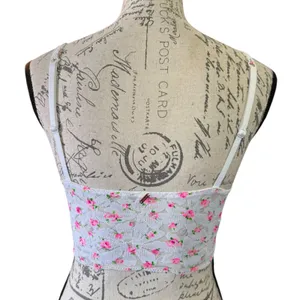 Victoria's Secret Pink White Floral Lace Wireless Pullover Bralette Size Small thumbnail 2