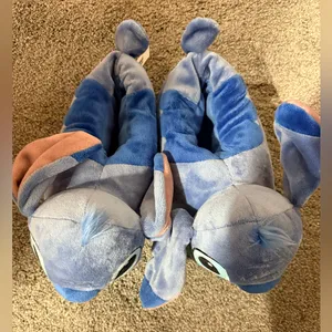 Disney's Stitch Blue Character Cozy Slippers for Women thumbnail 1