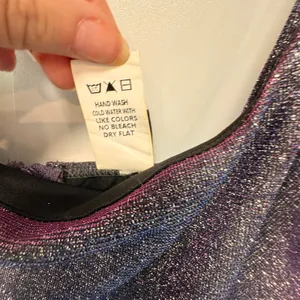Windsor Dress Size Small S‎ Purple Sparkle Metallic Mini Cocktail Party Bodycon thumbnail 5