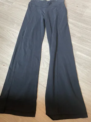 Marika Black Boot-Cut Wide-Leg Yoga Pants thumbnail 1