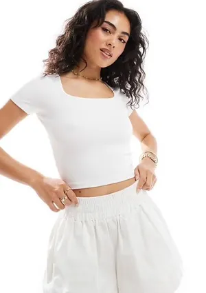 Hollister Square Neck Top thumbnail 1