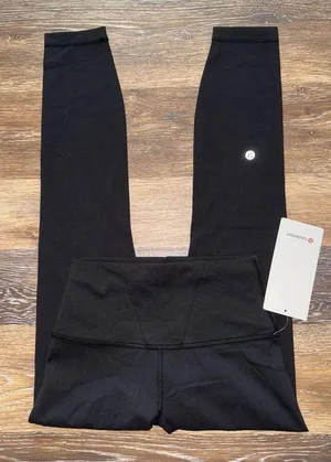 Lululemon Wunder Train High Rise 25” Black Size 4 NWT thumbnail 1