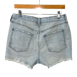 Old Navy OG Super Straight High Rise Distressed‎ Denim Jeans Size 8 thumbnail 2