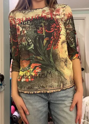 Vintage P. Michael Patterned Long Sleeve Shirt thumbnail 1