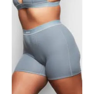 Skims Gray Mineral Ribbed High Waist Boxer Short NEW S thumbnail 2