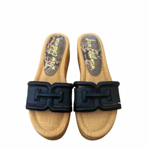 Sam Edelman Black Pauleena Slide Wedge Sandals Sz 7 thumbnail 2