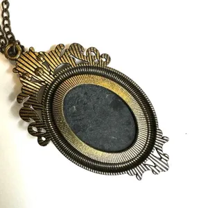 Girl Skeleton Cameo Pendant necklace thumbnail 5