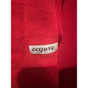 Vintage Disney Store Eeyore Winnie Pooh Piglet Embroidered Red Quarter Zip XXL thumbnail 3