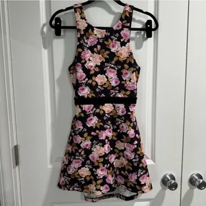 For Love & Lemons Floral Print Mini Tennis Active Dress‎ S thumbnail 3
