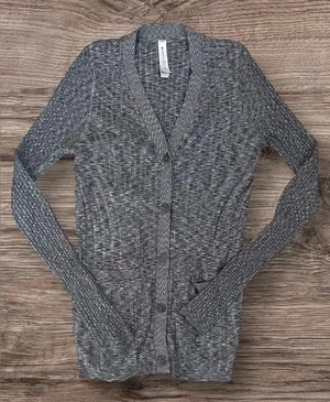 Athleta Grey Cardigan Sweater thumbnail 1
