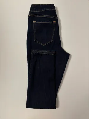 Dark Wash Straight Leg Jeans thumbnail 2