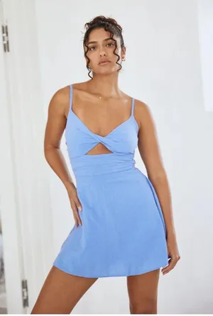 Blanco by Nature Skye Dress Blue thumbnail 1