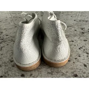 Tory Burch Bergen crackled leather chukka boots Sz 8 thumbnail 4