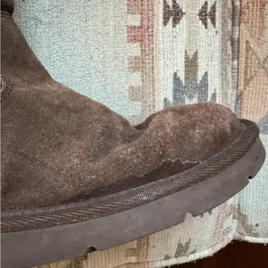 UGG Tall Sunset II Side Zip Brown Suede  Boots. thumbnail 3