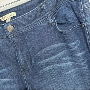 Cabi Blue Jeans Womens 16 Denim Flare 511R Stretchy Dark Wash Comfort Pants thumbnail 4