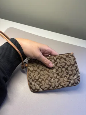Vintage Brown Coach Bag thumbnail 4