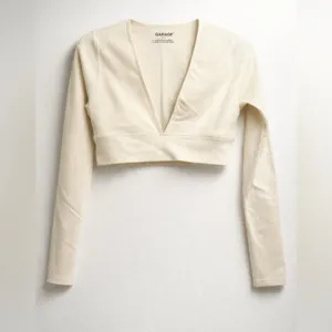 Garage Cream Crop Top thumbnail 2