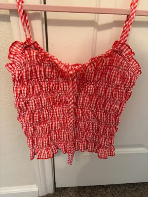 Red Gingham Top Boutique thumbnail 2
