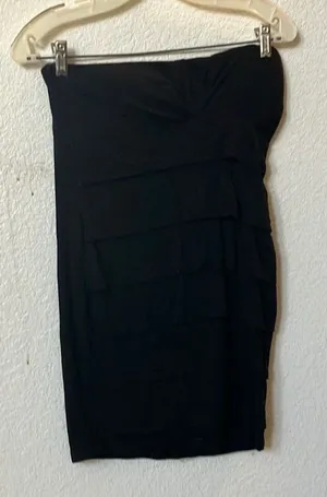 FINAL MARKDOWN Rubicon strapless dress large Black Size undefined thumbnail 1