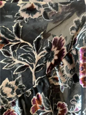 Julia Jordan New Floral Long-Sleeve Mini Dress Whimsigoth L thumbnail 8