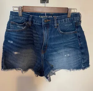 American Eagle Outfitters Dark Wash Jean Shorts thumbnail 1