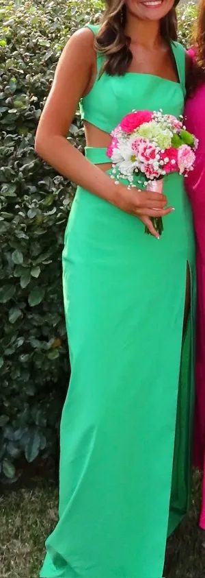 x REVOLVE Sadie Gown in Green Michael Costello thumbnail 1