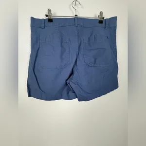 Eddie Bauer Men's Slate Blue Flat Front Shorts‎ thumbnail 3