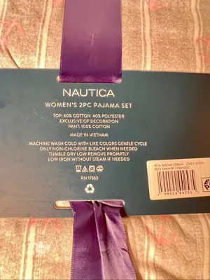 Nautica Women’s 2-Piece Pajama Set New With Tags Size Small thumbnail 5