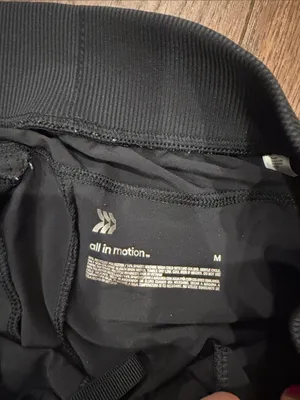 all in motion Black Cargo Jogger Pants Size Medium - C11-732 thumbnail 5