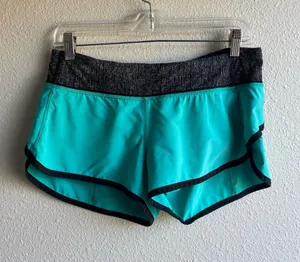 Lululemon athletica Women’s Teal Running Shorts thumbnail 1