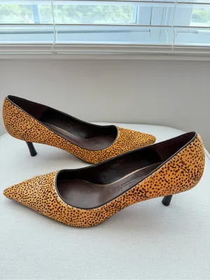 Antonio Melani Leopard Calf Hair Heels 7.5M thumbnail 4