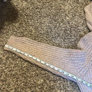 Aerie Hooded Knit Sweater Small Wool thumbnail 8