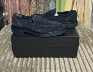 Good Man Shoes Good Man Brand Lexington Loafers In Navy Suede thumbnail 1