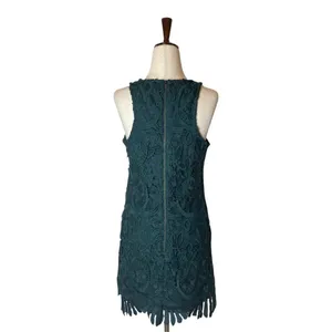 Lovers + Friends Caspian Lace Mini Dress Women Small Green Cocktail Crochet thumbnail 6