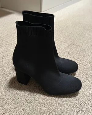 MIA Sock Booties Black Knit thumbnail 1