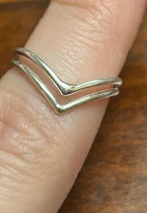 925 sterling silver ring band m29 1.05g size 5 thumbnail 1