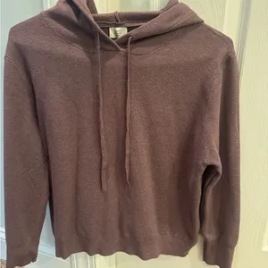Purple Hooded Sweatshirt with Drawstrings‎ Size undefined thumbnail 1