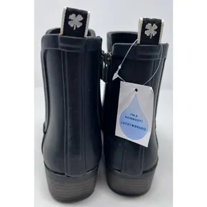 Lucky Brand Women's‎ LK Basel Black H2O Rubber Rain Bootie Size 9M thumbnail 5