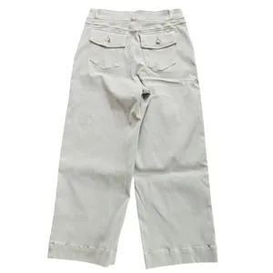 Spanx‎ Stretch Twill Wide Leg Crop Pants Soft Sage Beige 20312R Womens Large L thumbnail 5