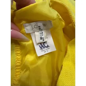 J.Crew Yellow Textured Cotton Dress. Size 2. Sleeveless. Preppy. thumbnail 7