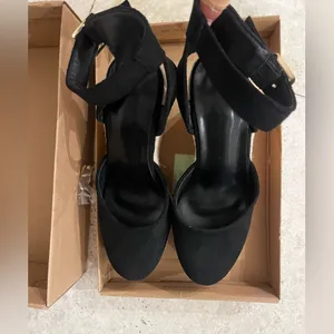 Black Wedge Espadrilles Size 7 thumbnail 5
