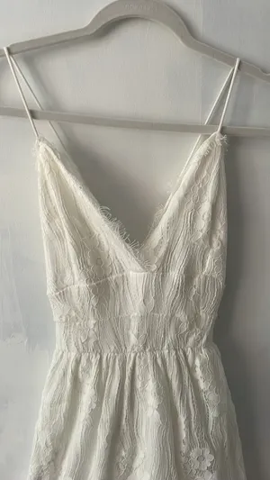 White Dress Lulus thumbnail 1