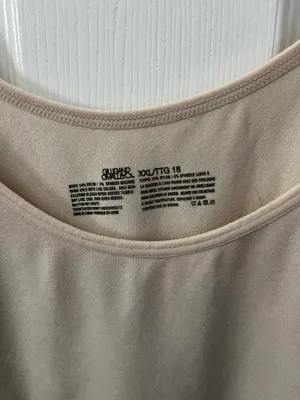 Gilligan & O’Malley Tan Size XXL Stretch Tank Top thumbnail 5