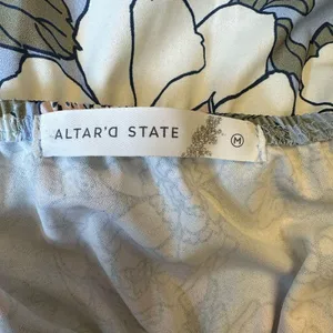 Altar’d State Floral Spaghetti Strap Dress Sundress Bow Back NWOT thumbnail 8