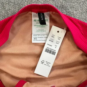 J Crew Ribbed Trim Hipster Bikini Bottom Pink Small BH485 Full Coverage New thumbnail 3