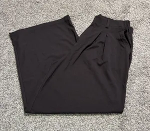 HALARA Halara Flex High Waisted Pocket Wide Leg Micro Waffle Work Pants size XL thumbnail 1