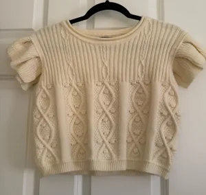 Shein Cropped Sweater Top thumbnail 1