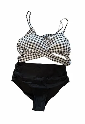 Women's Two Piece High Waisted Bikini Size L #260303 thumbnail 1