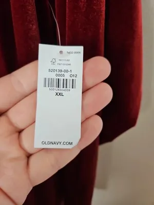 Old Navy Fit & Flare Velvet Mini Dress Scarlet Fire Red Long Sleeve NEW thumbnail 6